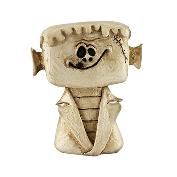 Halloween Skeleton Decorations Halloween Ghost Festival Pumpkin Skeleton Man Decorative Ornament Skeleton Candle Stand Resin Crafts Small Decoration for Halloween Party Props Outdoor Decor