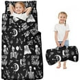 thumbnail image 1 of Halloween Skeleton Fun Pattern Toddler Nap Mats for Kids Preschool,50"x20" Sleeping Mat Bag or Kids,Toddler Sleeping Bag,Toddler Nap Mat or Daycare, 1 of 6
