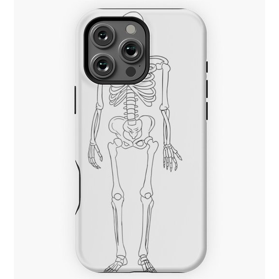 Halloween Skeleton GA5340 Phone Case for iPhone 11 to 17 Pro Max