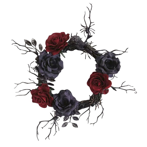 Halloween Skeleton Ghost Hand Wreath Ghost Festival Party Venue Horror Props Decoration Rattan Circle