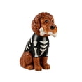 thumbnail image 1 of Halloween Skeleton Goldendoodle Dog Statue, Curly Brown Resin Poodle Figurine with Skeleton Outfit for Tabletop and Home Decor, 1 of 6