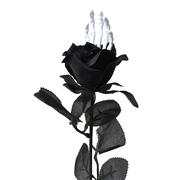 Halloween Skeleton Hand Bone Flower Artificial Rose for Festival Party Home Decorations Flower Arrangement Bouquet