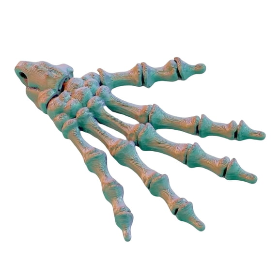 Halloween Skeleton Hand Desktop Ornament Movable For Home Desk Articulated Display