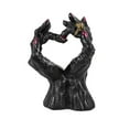 thumbnail image 1 of Halloween Skeleton Hand Heart Sculpture Festival Resin Ornaments for Home Gift Handbone Sculpture Decorat Party Heart G0R2, 1 of 8