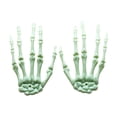 thumbnail image 1 of Halloween Skeleton Hands Decorations, 2 Pack Plastic Skeleton Hand Prop for Spooky House, Spooky Bone Decorations for Halloween Party, Scary Skeleton Claws for Indoor Outdoor Holiday Decor, 1 of 7