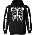 thumbnail image 1 of Halloween Skeleton Hoodies Funny Sweatshirts with Pocket, 1 of 5