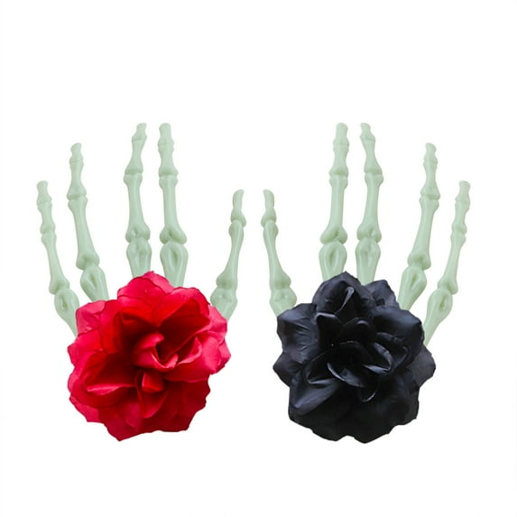 Halloween Skeleton Life Size Halloween Skeleton Hand,Plastic Skeleton Hands for Halloween Themed Party Decoration Props, Scary Props Halloween Decorations Skeleton Hand