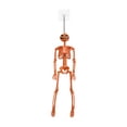 thumbnail image 1 of Halloween Skeleton Orange Pumpkin Head Hanging Prop for Indoor Outdoor Halloween Party Decor Home Yard Lawn Display, 1 of 6