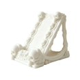 thumbnail image 1 of Halloween Skeleton Phone Holder Stand Adjustable Desktop Mount White 1pc, 1 of 6