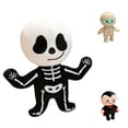 thumbnail image 1 of Halloween Skeleton Plush 10", Cute Stuffed Skeleton Doll Toys, Soft Spooky Plushie for K*ids Halloween Gift, 1 Pack, 1 of 6