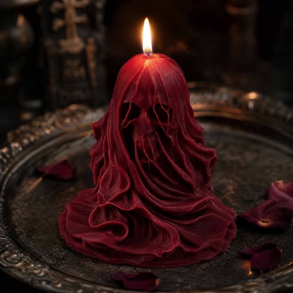 Halloween Skeleton Shaped Scented Candles - For Home Decor, Halloween Party Decorations, Halloween Candles Collection, and Unique Mantel Centerpiece