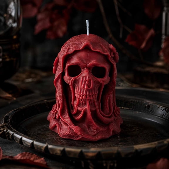 Halloween Skeleton Shaped Scented Candles - For Home Decor, Halloween Party Decorations, Halloween Candles Collection, and Unique Mantel Centerpiece