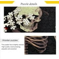 thumbnail image 1 of Halloween Skeleton Wooden Jigsaw Puzzles, Intellectual Entertainment Educational Puzzles Fun Family Game Creative Gift for Friends Parents Grandparents, 1000 Pieces, 1 of 6