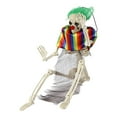 thumbnail image 1 of Halloween Skeletons Posable Skeletons Life Size Full Body Bones with Movable Joints for Halloween Decorations White, 1 of 6