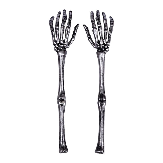 Halloween Skull Arm Pcs Set About Inserted Ghost Hand Broken Ghost Claws Artificial Human Skeleton Props Tombstone