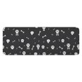 thumbnail image 1 of Halloween Skull and Bone Pattern Kitchen Rug Mat,Kitchen Runner Rugs Non Skid Washable,Decorative Kitchen Floor Mats for Kitchen,Sink,Laundry,17"x47.2", 1 of 7