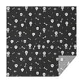thumbnail image 1 of Halloween Skull and Bone Pattern Square Tablecloth,Waterproof Square Table Cover,Wipeable Spillproof Washable Table Cover for Home Kitchen Party Decor 60"x60"(152x152cm), 1 of 6