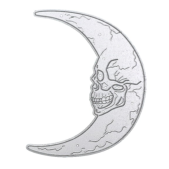 Halloween Skull Border Frame Metal Die-Cut Border Cutting Stencils for Making Scrapbooking Template Decorations