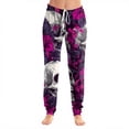 thumbnail image 1 of Halloween Skull Butterfly Printed Leggings for Women High Waisted Full Length Stretch Pants Gothic Casual Yoga Workout Wear, 1 of 5