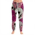 thumbnail image 1 of Halloween Skull Butterfly Printed Leggings for Women High Waisted Full Length Stretch Pants Gothic Casual Yoga Workout Wear, 1 of 5