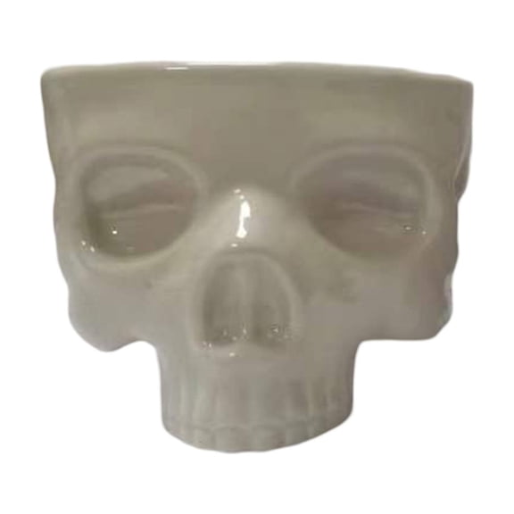 Halloween Skull Cup Drinkware Ceramic Coffee Tea Holder Gothic Table Decor Spooky Kitchen Tableware Party Beverage A