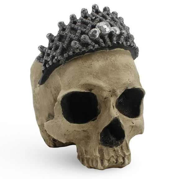 Halloween Skull Decor Halloween Decoration Fake Human Skull Head for Halloween Table Party Supplies Outdoor Indoor White