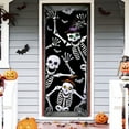 thumbnail image 1 of Halloween Skull Door Cover, Halloween Decorations, LHA1784D - 30" x 80", 1 of 5