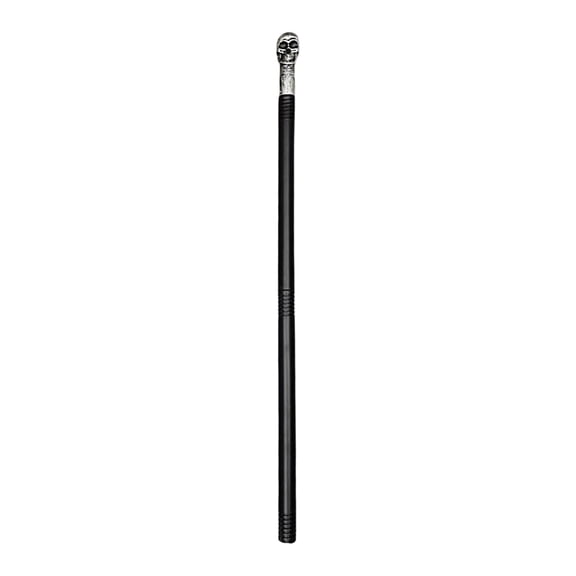 Halloween Skull Head Walking Stick, Fancy Dress Scepter Staff Cane with Detailed Bone Design, Themed Hand Prop for Carnival Party, Halloween Event, Theme Party and Stage Performance Prop