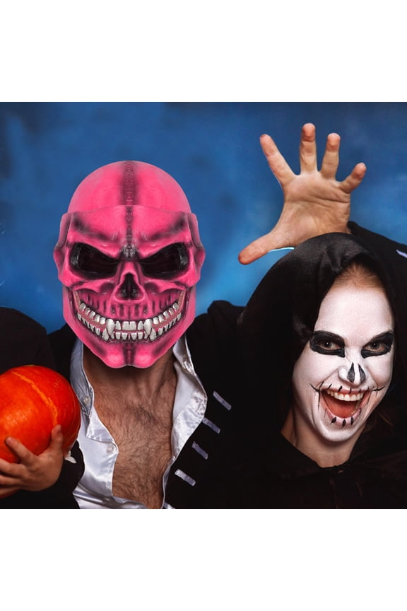 Halloween Skull Helmet Mask - Full Face Ghost Mask for Cosplay & Outdoor Sports - Breathable, Stretchable, Realistic Skull Design - Motorcycle, Skiing, Hunting - One Size Fits Adults Men & Women