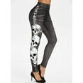 thumbnail image 1 of Halloween Skull Print Jeggings, 1 of 3