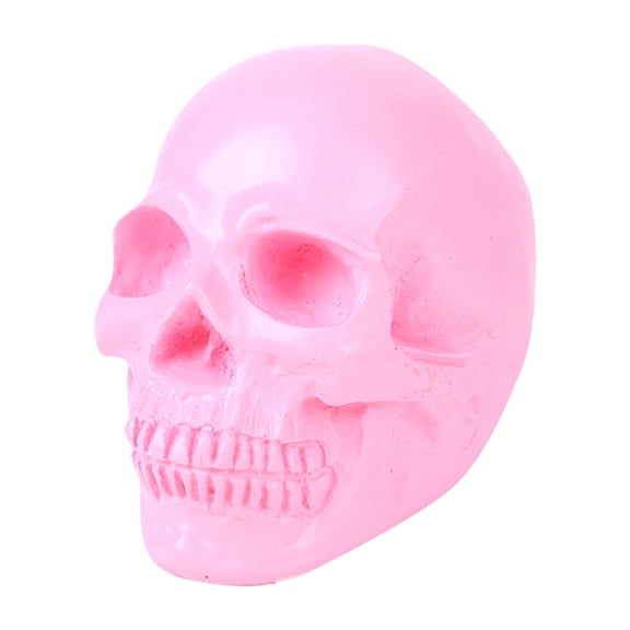 Halloween Skull Prop Decorative Skull Head Model Lightweight Foam Skeleton Head for Party Decor Display Tabletop Accent