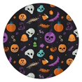 thumbnail image 1 of Halloween Skull Pumpkin Pattern Round Fitted Tablecloth with Elastic Edge,Dining Table Cover Waterproof,Outdoor Round Tablecloth for Camping,Dining,Indoor and Outdoor, 1 of 7