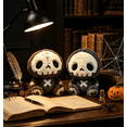 thumbnail image 1 of Halloween Skull Skeleton Plush Toy-7.9" Skull Plushies Prank Skeleton Stuffed Animal Toys Halloween Plush Decor Birthday Gifts for Adults, 1 of 8