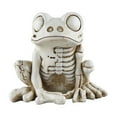 thumbnail image 1 of Halloween Skull Statue Resin Animals, Skeleton Decor for Spooky Home and Party Themes Cats, 1 of 6