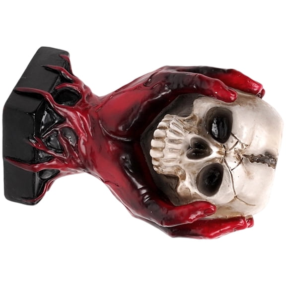 Halloween Skull Statue Vases Resins Sculpture Ornament Horror Home Decors Outdoor Indoor Table Centerpieces Planter Pots