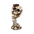 thumbnail image 1 of Halloween Skull Vase Resin Skeleton Hand Flower Vase, Gothic Skull Planter for Halloween Decor, Spooky Tabletop Centerpiece for Home, Office, Party Decorations, 1 of 5