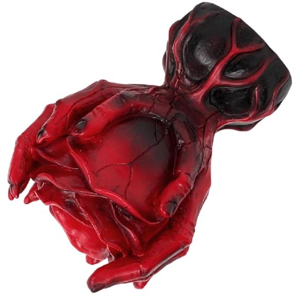 Halloween Skull Vases Resin Planter Pots with Rose for Indoor Outdoor Table Centerpieces Home Decor