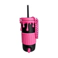 thumbnail image 1 of Halloween Slime Drip Cup Holder Spooky Drink Sleeve With Chain Strap Anti Slip Ribbed Grip Drink Cup Carrier For Parties Daily Use(Pink-18Cm), 1 of 8