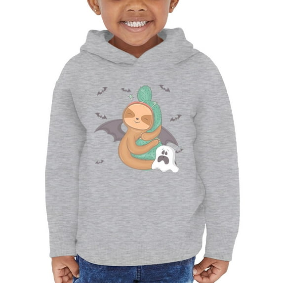 Halloween Sloth W Little Ghost Hoodie Toddler -Image by Shutterstock, 5 Toddler