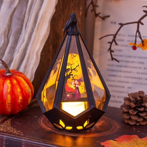 Halloween Small Pumpkin Night Light, Halloween Jack O Lantern Pumpkin Decoration with Handheld Design, Glowing Pumpkin Lamp Ornament for Party Home Tabletop Decor