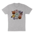 thumbnail image 1 of Halloween Smileys Shirt Unisex X-Small Grey, 1 of 5