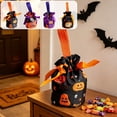 thumbnail image 1 of Halloween Snack Bag Candy Treat Goodie Small Gift Bag Cloth Tote Trick or Treat 7.1in for Kids Party Supplies by MPOISVA, 1 of 7