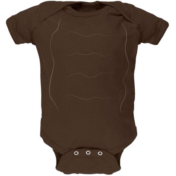 Halloween Snail Costume Soft Baby One Piece Brown 18-24 M