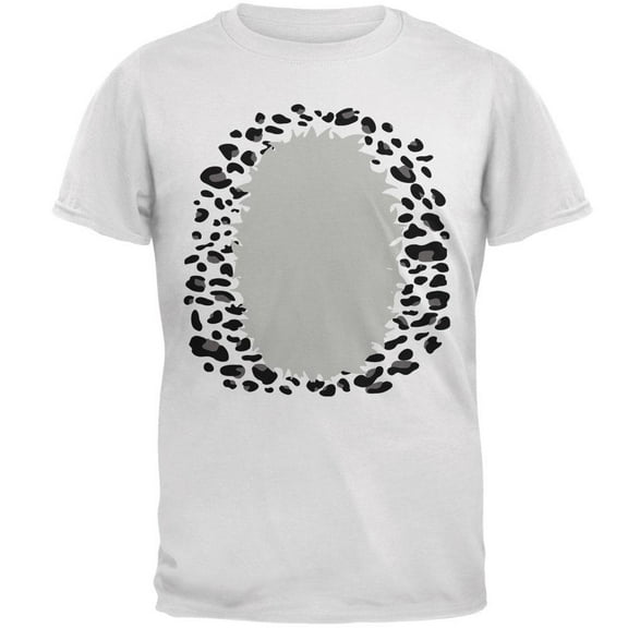 Halloween Snow Leopard Costume Mens T Shirt White X-LG