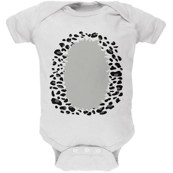 Halloween Snow Leopard Costume Soft Baby One Piece White 24 Month