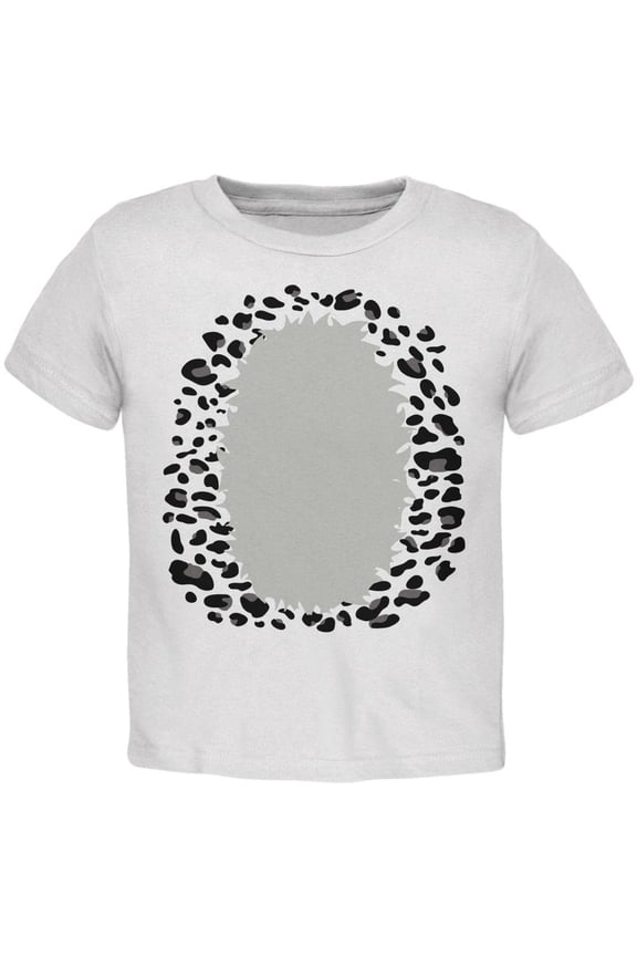 Halloween Snow Leopard Costume Toddler T Shirt White 4T