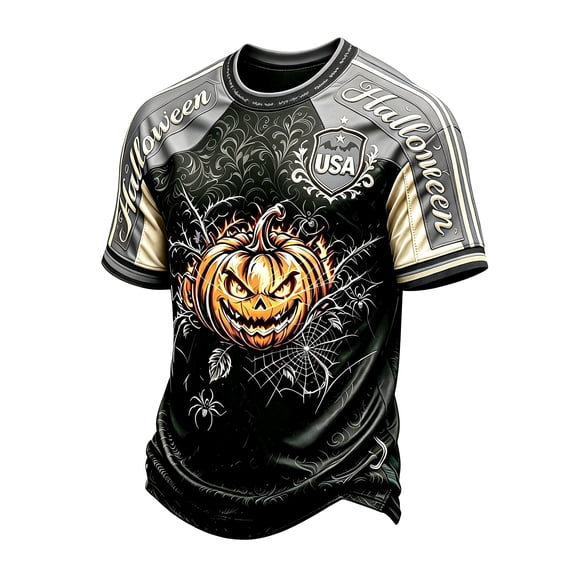 Halloween Soccer Jersey Shirts for Men,Football Cup USA Graphic Star Stripe Soccer Summer Casual Short Sleeve Football Cup T Shirts Halloween Holiday Tee Gray XXL