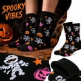 thumbnail image 1 of Halloween Socks, Halloween Gifts for Women Girls, Womens Funny Crazy Socks, 1 of 7