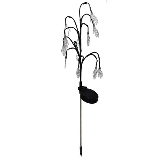 Halloween Solar Pathway Lights LED, 30inch Waterproof Pumpkin Branch Stake Lights Outdoor Decor for Garden Yard Walkway Pathway Lighting