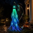 thumbnail image 1 of Halloween Soul Harvester Animated Garden Light，Pirate Skeleton Solar Powered Lawn Stake with Glowing LED Soul Effect for Yard，Lawn，Patio & Outdoor Halloween Decor, 1 of 5